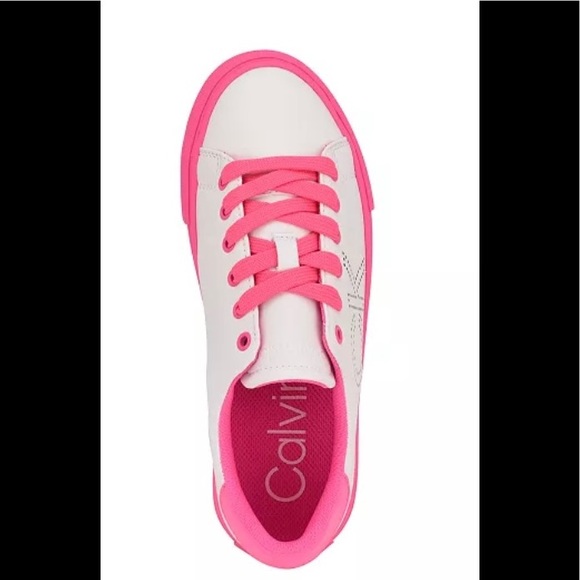 Calvin Klein Sneakers  Size :5 LIKE FIT SIZE :6  23 Cm - Picture 5 of 8
